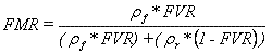 Mass fraction from volume fraction calculation