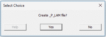 PLAM , CSV file creatiion prompt