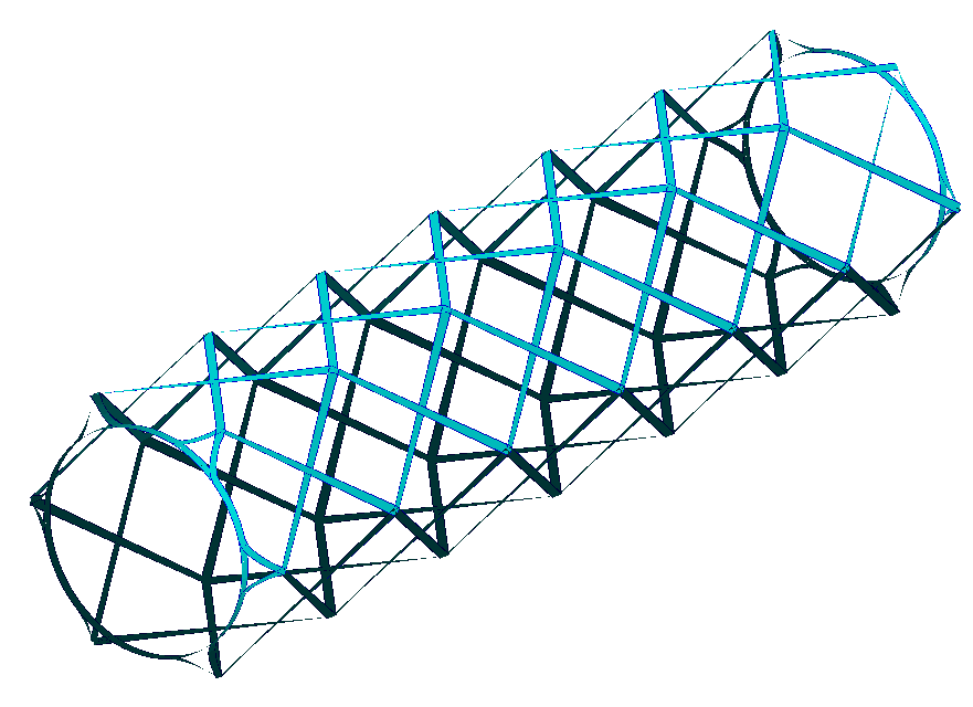 Helical truss example