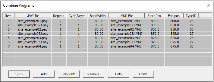 Cadfil Multipipe Dialog - combine programs