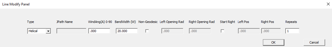 Cadfil Multi-Vessel Line Modify Panel