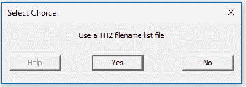 TH2 file list prompt