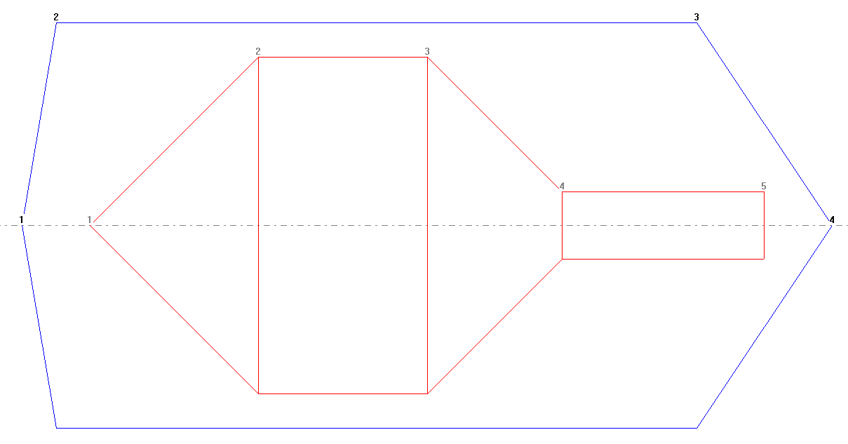 Cadfil Mandrel editor example, initial profile