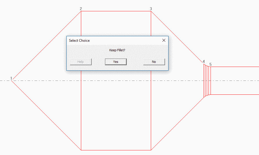 Cadfil Mandrel editor fillet option example